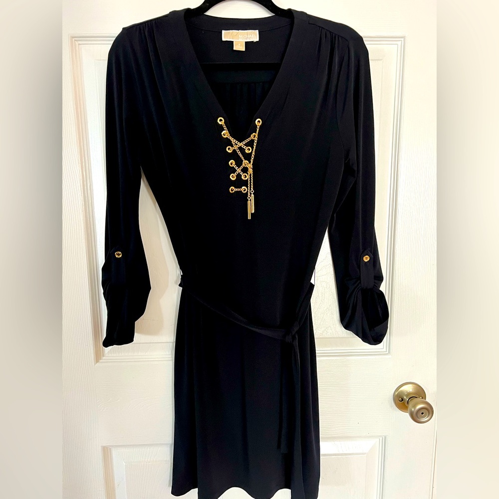 MICHAEL by Michael Kors black dress